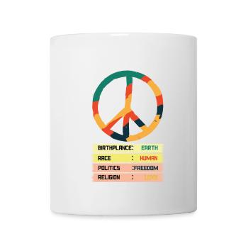 United Land Peace and Freedom - Mug - white - Front