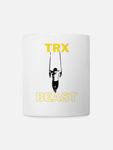 TRX Beast Kraftsilhouette - Tasse - Weiß