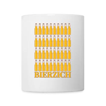 Bierzich 40. Geburtstag Vierzig Bier Vierzich 40 - Tasse - Weiß - Vorne