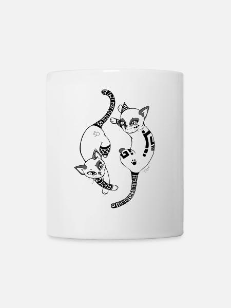 Mystic Cats - Tasse - Weiß