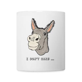 Esel das clevere, störrische Zootier - Tasse - Weiß - Vorne
