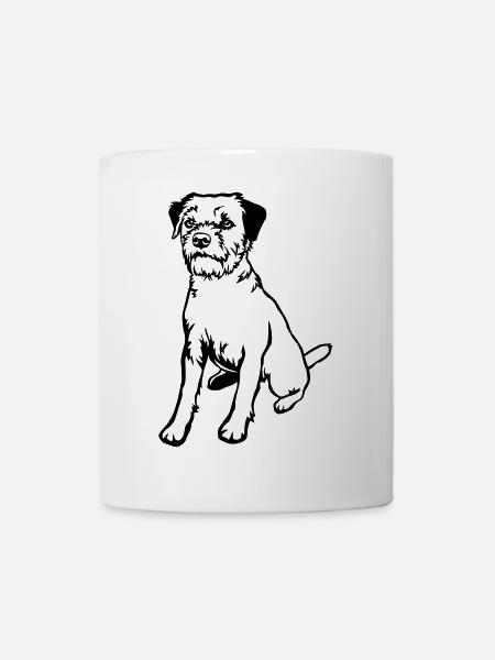 Border Terrier - Mug - white