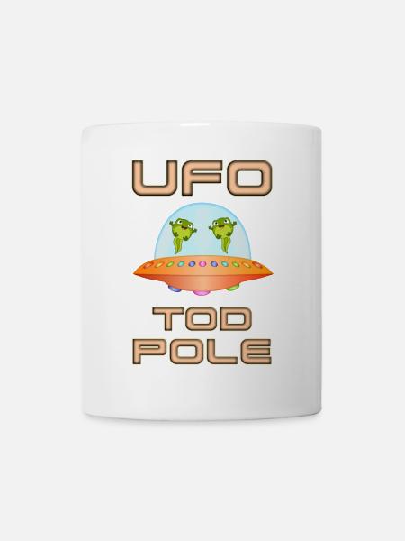 Ufo Todpoles - Weltraum-Kaulquappen im Ufo - Tasse - Weiß