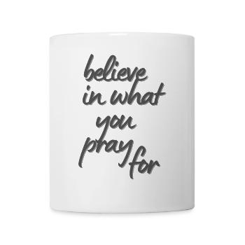Foi Foi Prier Prière Église Dire Cadeau - Mug blanc - blanc - Devant
