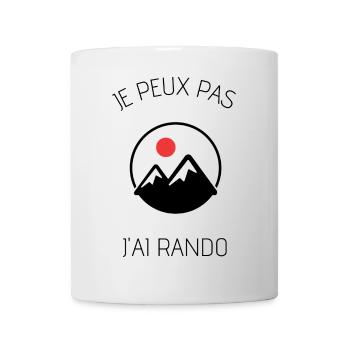 I can not I hike - Mug - white - Front