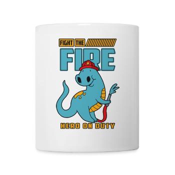 Dino Fire Brigade - Mug - white - Front