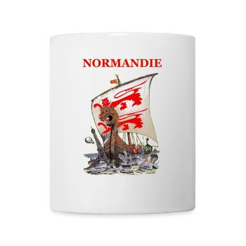 DRAKKAR NORMANDIE Kreation Louis RUNEMBERG © Adagp - Tasse - Weiß - Vorne
