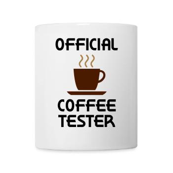 Testeur de café officiel - Mug blanc - blanc - Devant