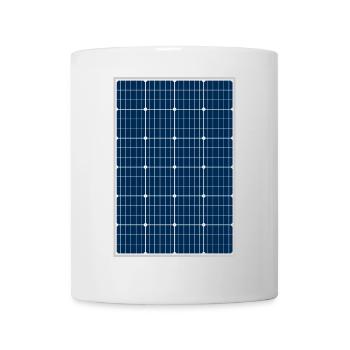 Solar cell, photovoltaic, solar energy, solar panel - Mug - white - Front