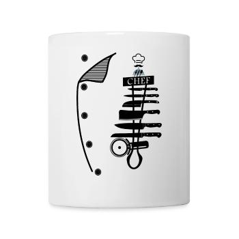 Küchenchef - Tasse - Weiß - Vorne