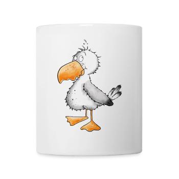Drollige Möwe I Nordsee Urlaub - Tasse - Weiß - Vorne