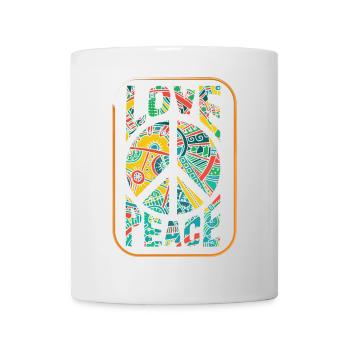 Love and Peace Freedom - Mug - white - Front