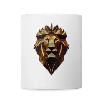 Löwe Lion Paper cut - Tasse - Weiß - Vorne