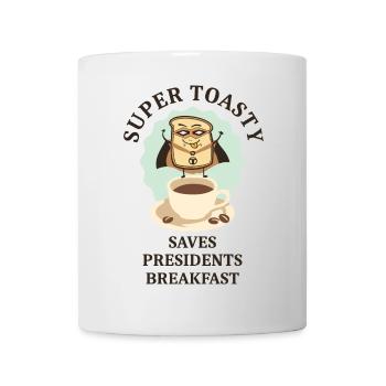 Super Heroes Toast Bread - Mug - white - Front