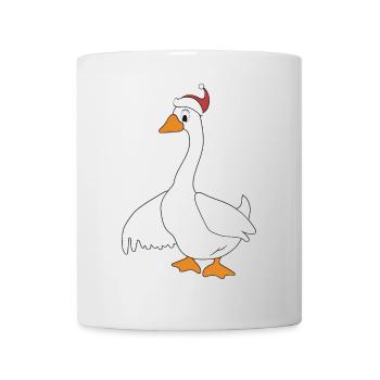 lustige Tiere zu Weihnachten - Tasse - Weiß - Vorne