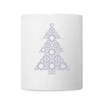 Christmas Tree of Snowflakes Gift Idea - Mug - white - Front