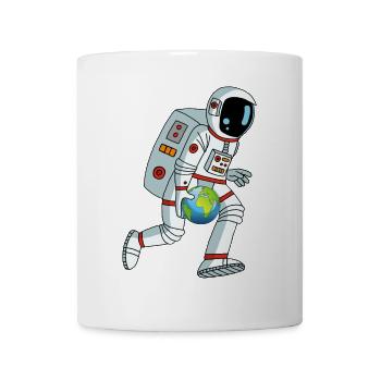 Basketteur galactique - Mug blanc - blanc - Devant