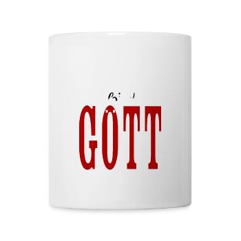 ICH bin göttlich - Gott Gottheit Männer Man - Tasse - Weiß - Vorne