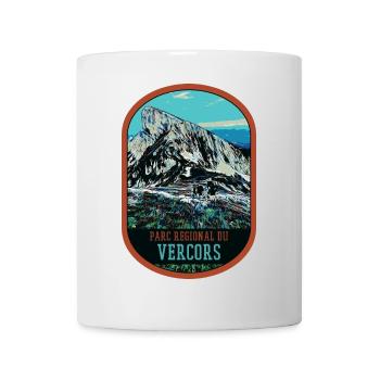 Original illustration Vercors Regional Park - Mug - white - Front