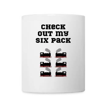 eisenbahn sixpack - Tasse - Weiß - Vorne