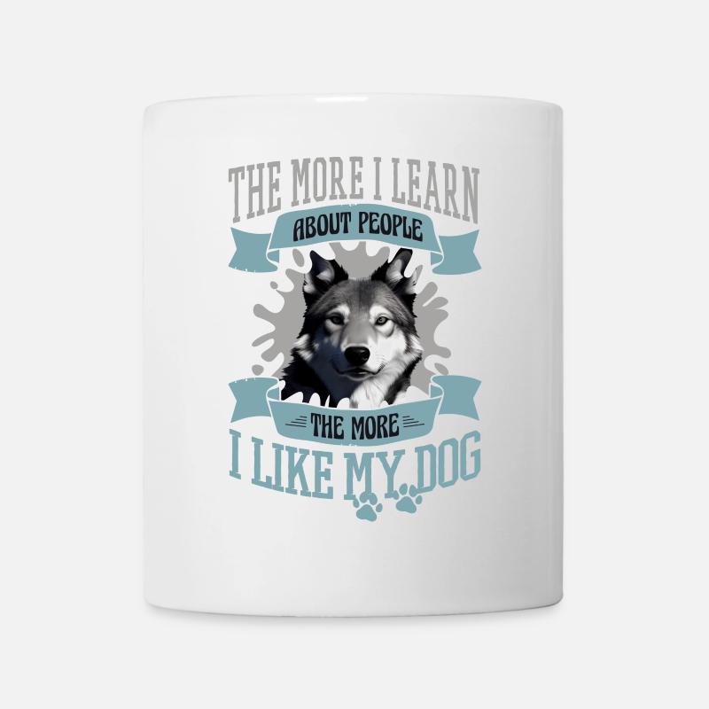 Photo de chien - Mug blanc - blanc