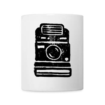 Bitte lächeln | Alte Kamera | Fotografen - Tasse - Weiß - Vorne