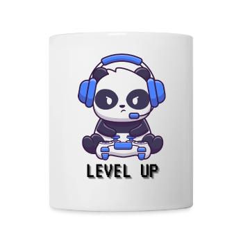 Monter de niveau Panda - Mug blanc - blanc - Devant