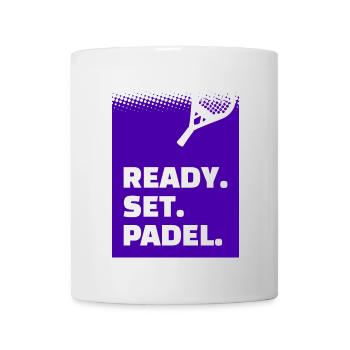 Padelspiel Statement Training Turnier Racket Padel - Tasse - Weiß - Vorne