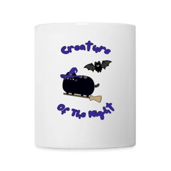 Kreatur der Nacht Katzen Hexe - Tasse - Weiß - Vorne