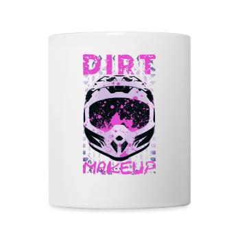 Motocross Helmet - Dirt Bike - Mug - white - Front