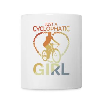 Bicycle Girl - Mug - white - Front
