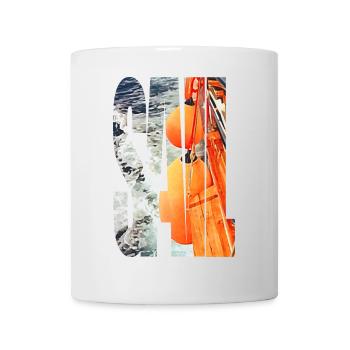 Sailing on the waves - Mug - white - Front
