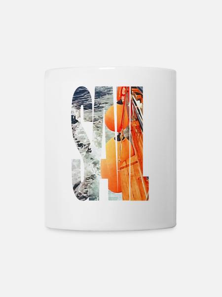 Segeln auf den Wellen - Tasse - Weiß