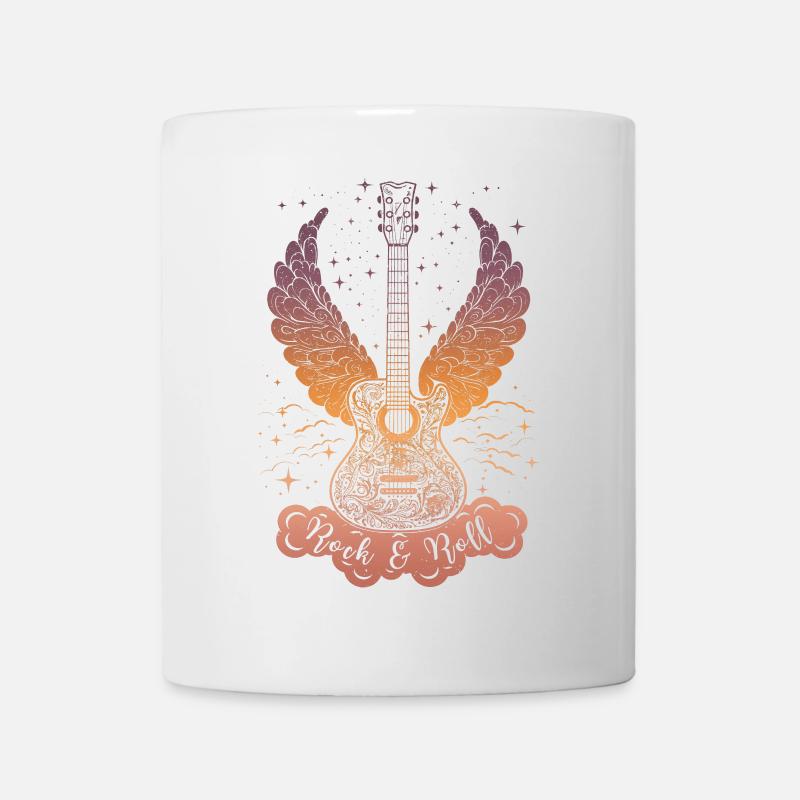 Rock & Roll Guitar - Mug - white