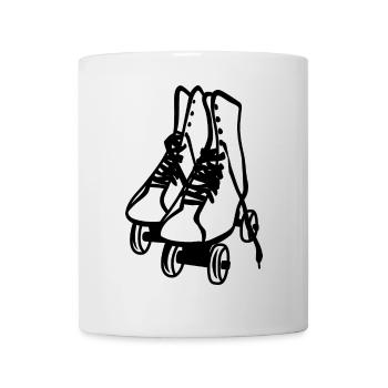Rollschuhe Skizze - Tasse - Weiß - Vorne