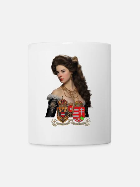 Empress Austria – Kaiserin Österreich Motiv - Tasse - Weiß