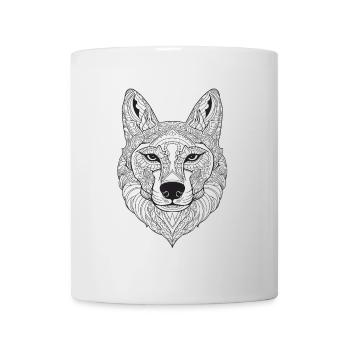 Dog Mandala Style Design - Mug - white - Front