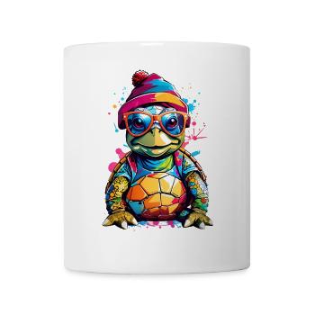 Turtle small and colorful - Mug - white - Front