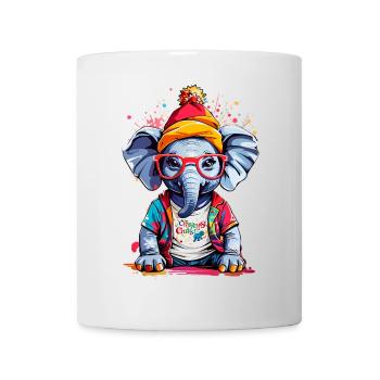 Cool Elephant - Mug - white - Front
