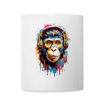 Coole Affe - Tasse - Weiß - Vorne