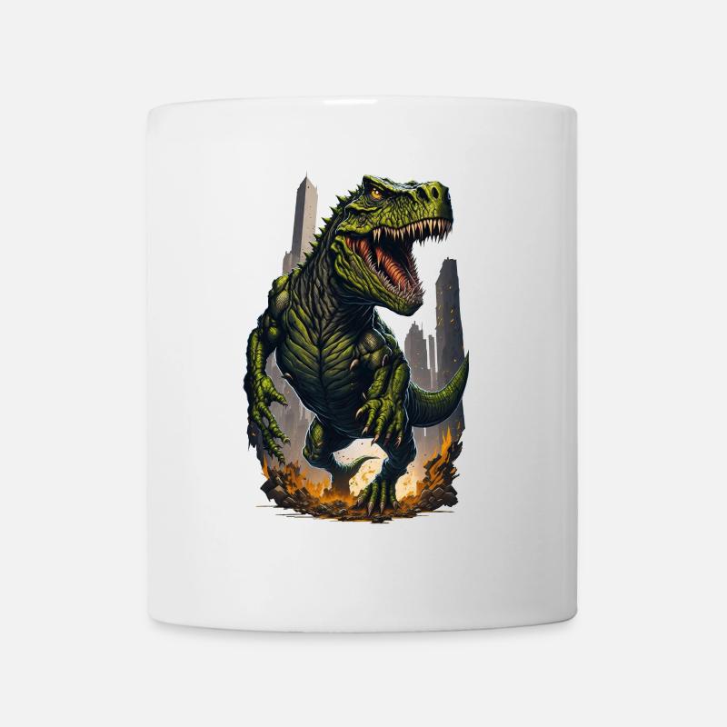 T Rex Dinosaurier - Tasse - Weiß