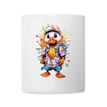 Coole Ente - Tasse - Weiß - Vorne