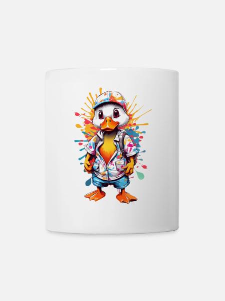 Canard cool - Mug blanc - blanc