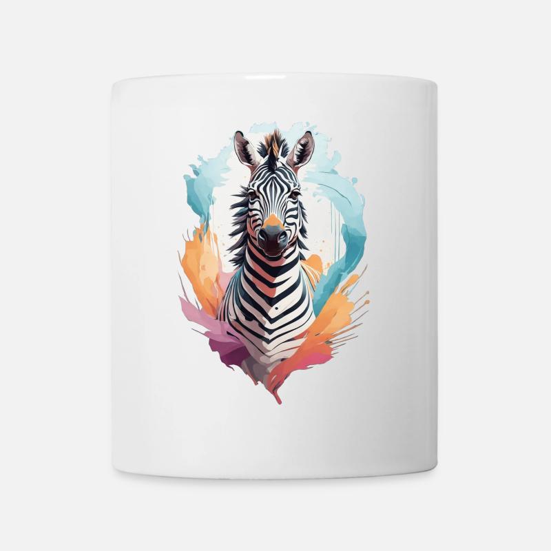 Zebra - Tasse - Weiß