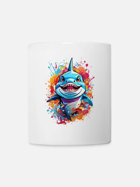 Hai - Tasse - Weiß
