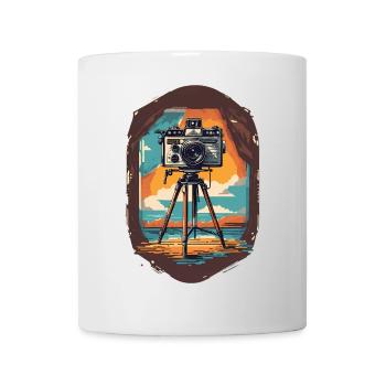 Fotokamera - Tasse - Weiß - Vorne