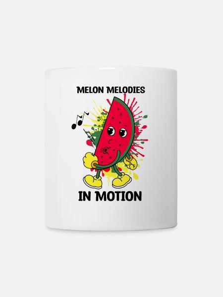 Pfeifende Melone - Tasse - Weiß