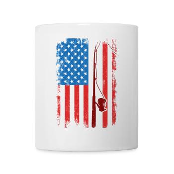 4. Juli Angeln - Tasse - Weiß - Vorne