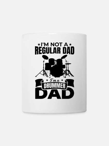 Schlagzeuger Dad - Tasse - Weiß