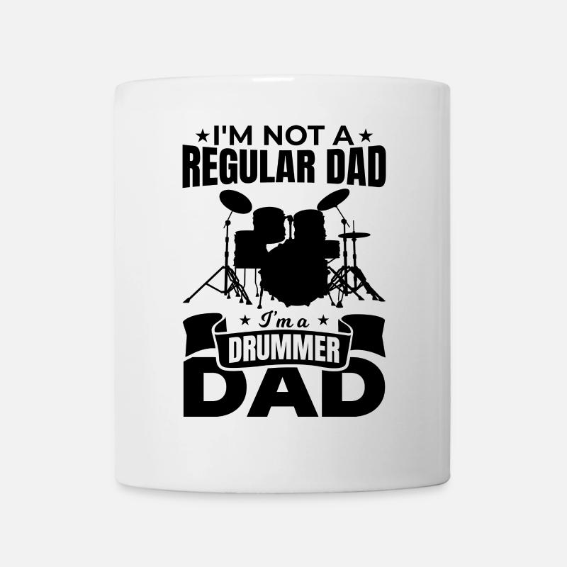 Schlagzeuger Dad - Tasse - Weiß